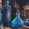 Blue Potion Bottle Diamond Painting