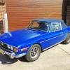 Classic Blue Triumph Stag Diamond Painting