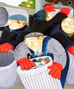 Dustbinmen Beryl Cook Diamond Painting