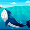 Easy Blue Whale Underwater Diamond Painting