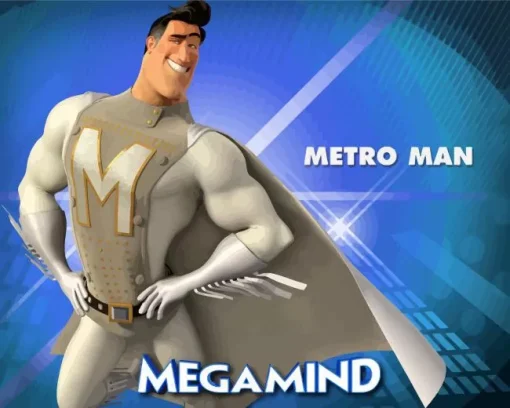 Metro Man Megamind Diamond Painting