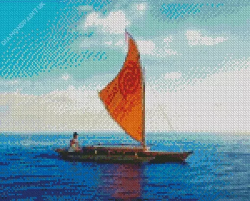 Moana Boat Diamond Painting