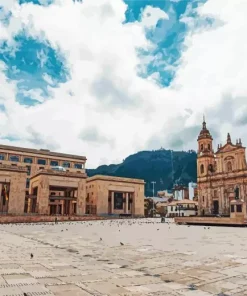 Plaza De Bolivar Bogota Diamond Painting