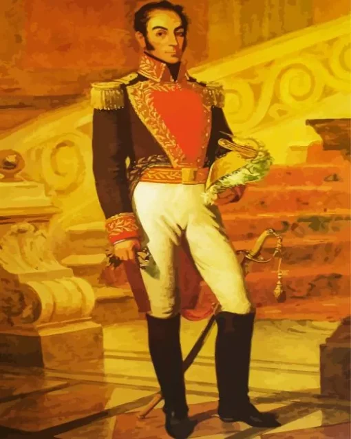 Simon Bolivar Diamond Painting