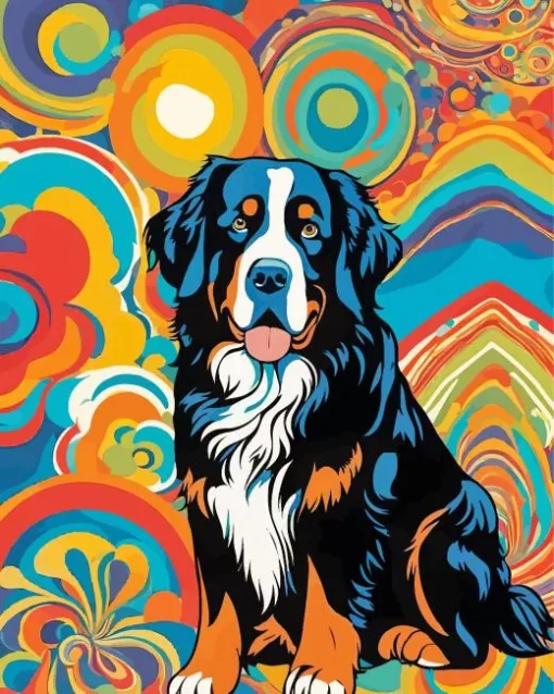 Abstract Dog Diamond Painting