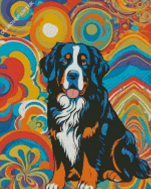 Abstract Dog Diamond Painting