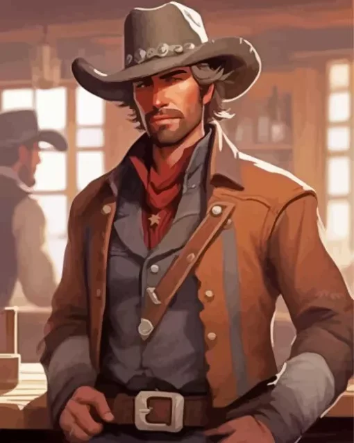 Aesthetic Dnd Cowboy Diamond Painting