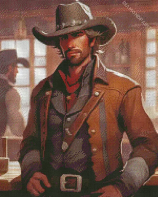 Aesthetic Dnd Cowboy Diamond Painting