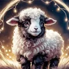 Aesthetic Fluffy Lamb Art Diamond Painting