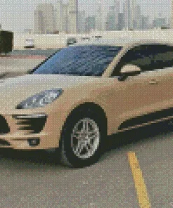 Beige Porsche Diamond Painting