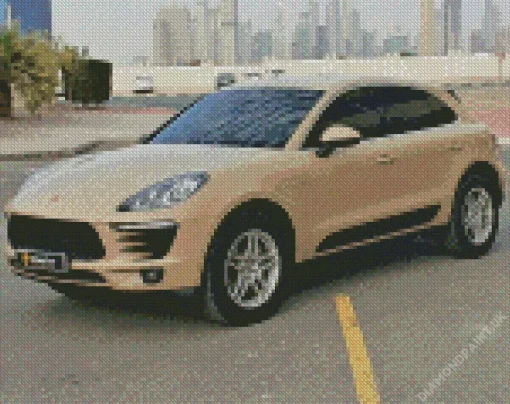 Beige Porsche Diamond Painting