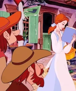 Belle Reading Diamond Painting