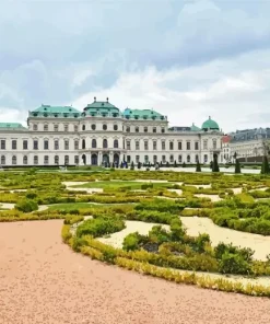 Belvedere Garden Vienna Diamond Painting