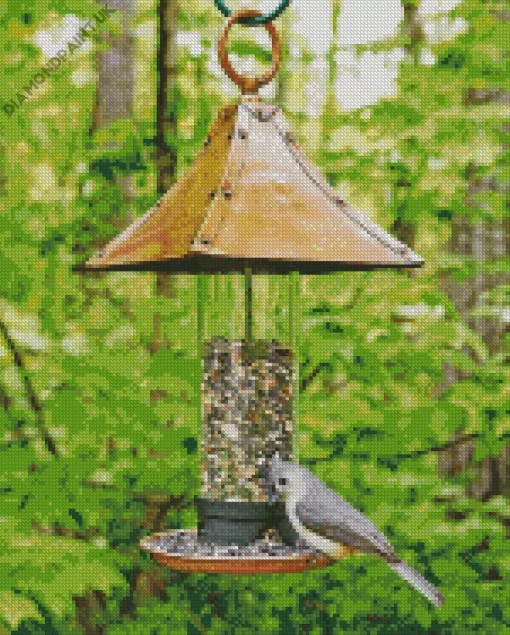 Bird Feeder Diamond Painting