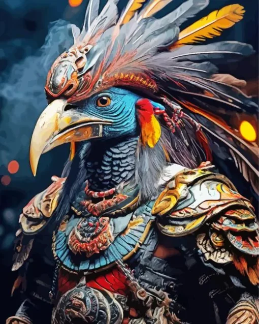 Bird Warrior Diamond Painting