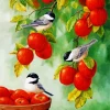 Birds Apple Tree Diamond Painting