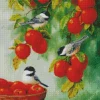 Birds Apple Tree Diamond Painting