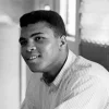 Black And White Muhammad Ali Diamond Painting