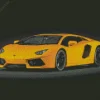 Black And Yellow Lambo Diamond Painting