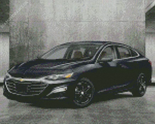 Black Malibu Car Diamond Painting