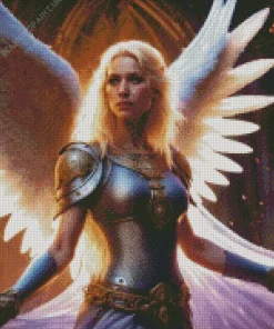 Blonde Angel Diamond Painting