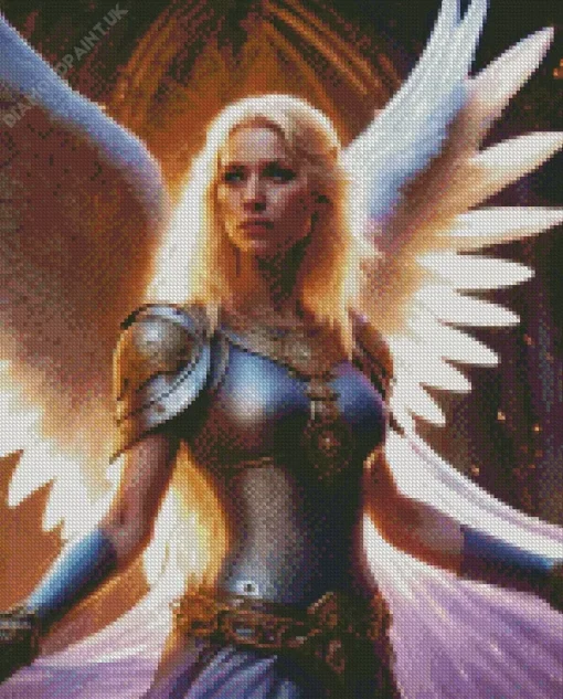 Blonde Angel Diamond Painting