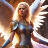 Blonde Angel Diamond Painting