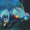 Blue Lobster Pokemon Diamond Painting