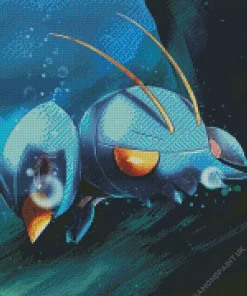 Blue Lobster Pokemon Diamond Painting