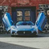 Blue Maserati Mc20 Diamond Painting