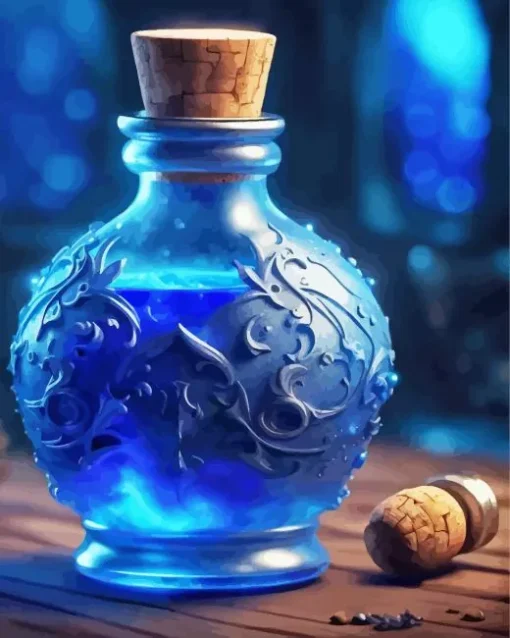 Blue Potion Diamond Painting