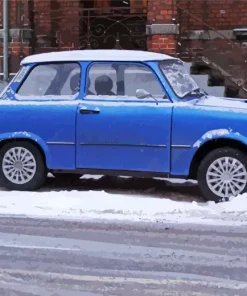 Blue Trabant Diamond Painting