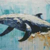 Blue Whale Art Diamond Painting