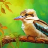 Blue Winged Kookaburra Diamond Painting