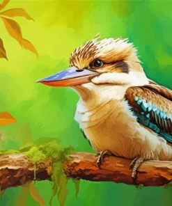 Blue Winged Kookaburra Diamond Painting