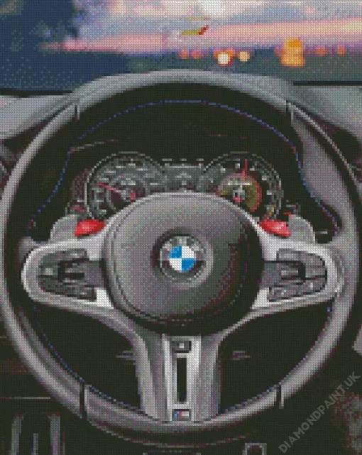 Bmw Steering Wheel Diamond Painting