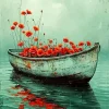 Boat Flower Diamond Painting