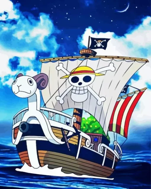 Boat From One Piece Diamond Painting