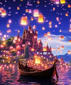 Boat From Tangled Diamond Painting