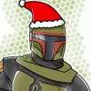 Boba Fett Christmas Diamond Painting