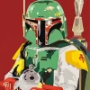 Boba Fett Illustration Poster Diamond Painting