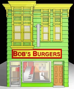 Bobs Burgers Store Front Diamond Painting