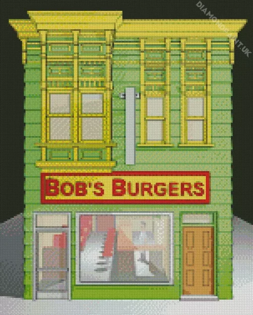 Bobs Burgers Store Front Diamond Painting