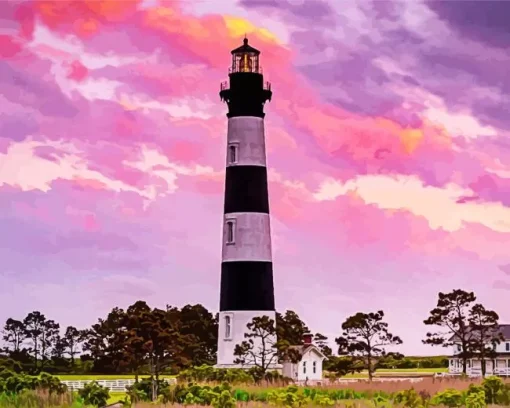 Bodie Island Lighthouse Diamond Painting