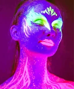 Body Art Neon Diamond Painting