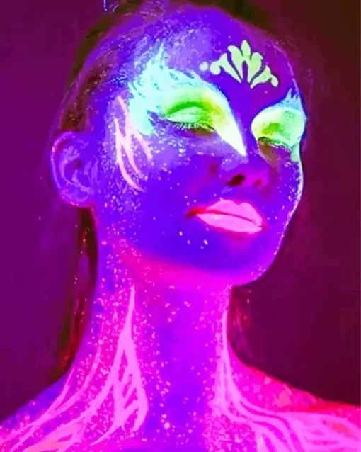 Body Art Neon Diamond Painting