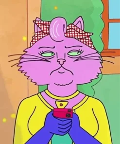 Bojack Horseman Princess Carolyn Diamond Painting