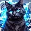 Bombay Cat With Blue Eyes Diamond Painting