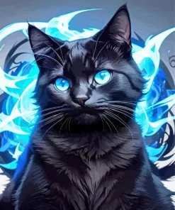 Bombay Cat With Blue Eyes Diamond Painting