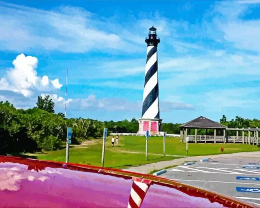 Cape Hatteras Lighthouse Diamond Painting